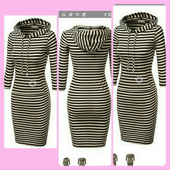 Dress with hoodie