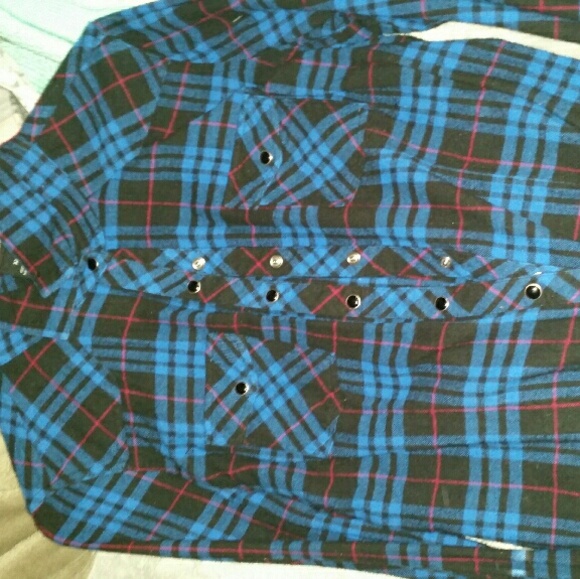 Blue flannel
