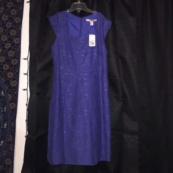 Royal blue/purple Lacey dress