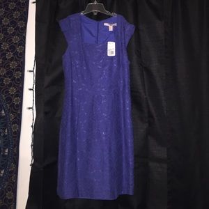 Royal blue/purple Lacey dress