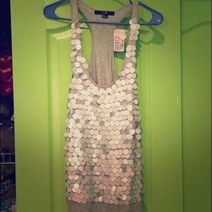 Knit flowy tank top BRAND NEW.