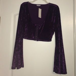 Tobi witching hour crop top