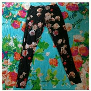 Adidas Originals Floral Rose Print Leggings