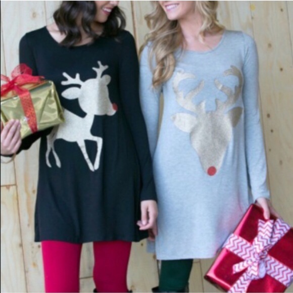 XX Holiday glitter tunic top - IVORY - Picture 3 of 4