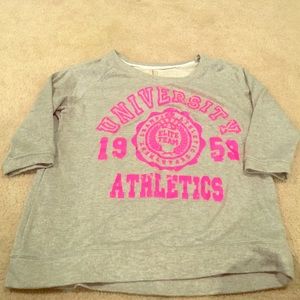 Grey shirt/pullover. Never been worn