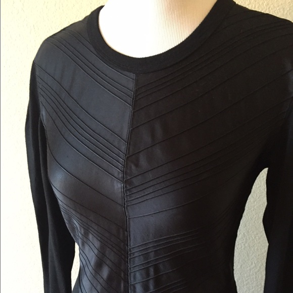 Vintage 1990's wool/silk long sleeve maxi dress