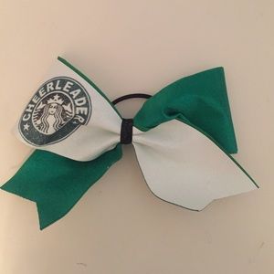 Starbucks Cheerleader Bow.