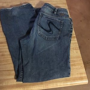Silver Brand jeans.