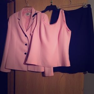 Jacket & vest size 10, skirt size 8