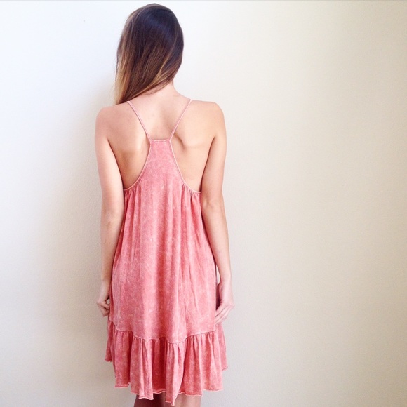 | new | acid wash dress - Picture 3 of 4