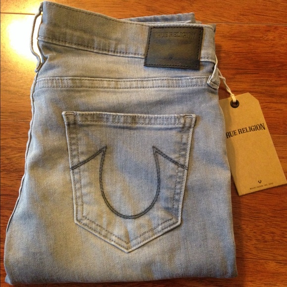 NWT 26 True Religion grey jeans