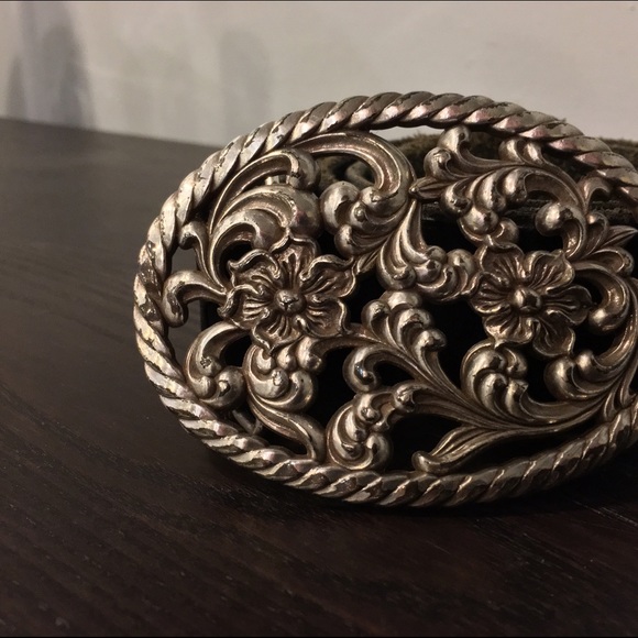 Black Belt with Silver Buckle