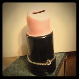 Ceramic lipstick piggy bank 💄💋🐷💰
