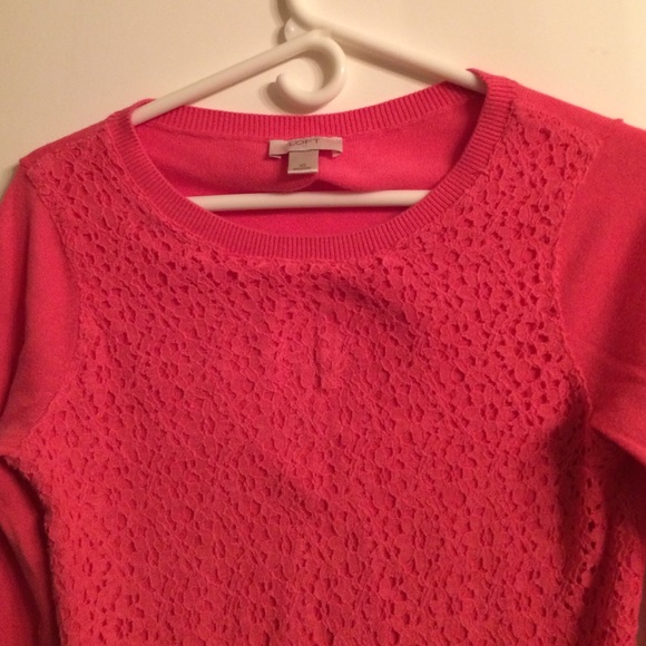 Pink lace sweater - Picture 2 of 2