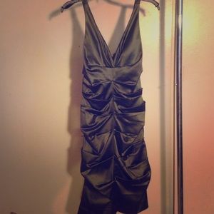 Nicole Miller V-Neck Cocktail Dress