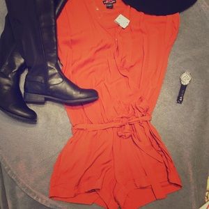 Short sleeve romper