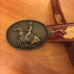Western belt and buckle