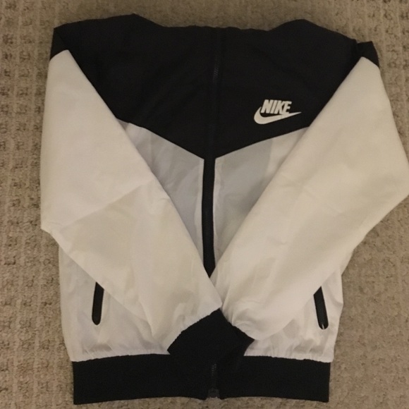 Nike Black and White Windbreaker
