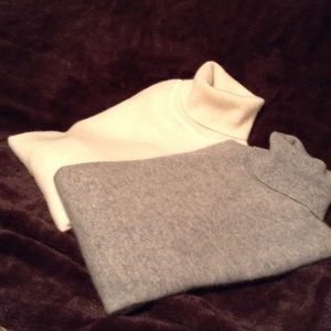 2 Lord & Taylor cashmere sweaters