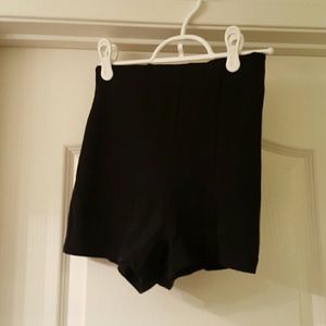 Black high rise brandy Melville shorts