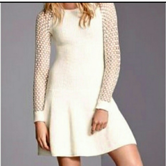 VS cream sweater dress