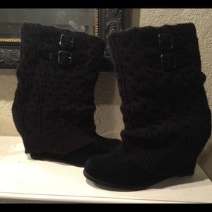 Steve Madden Sweater Boots