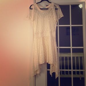 Elegant off white dress