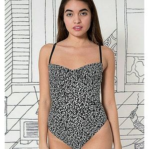 American Apparel Nathalie DuPasquier Med Bodysuit