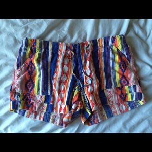 Aztec Pattered Shorts