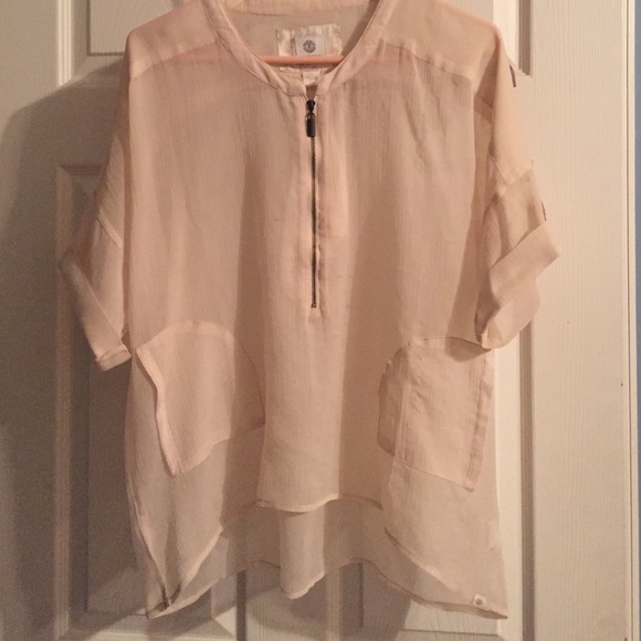 element Tops - Sheer pink element top