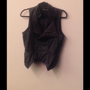 Leather vest