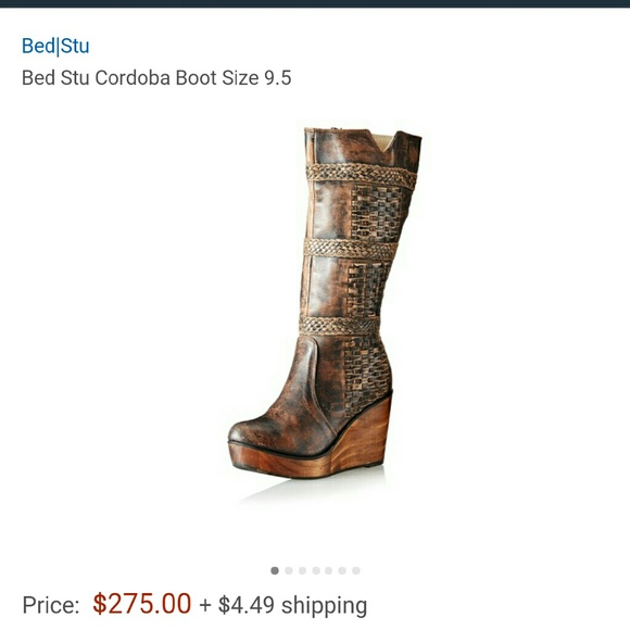 **HP 3-28 **Bedstu Wedge Knee High Leather Boots - Picture 4 of 4