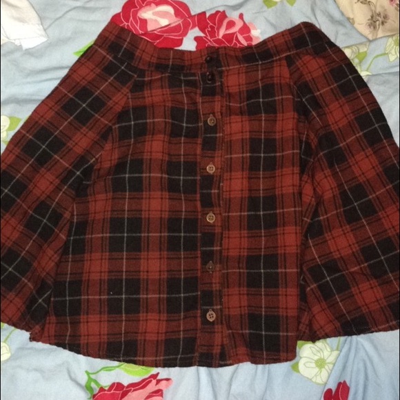 rare Brandy plaid skirt