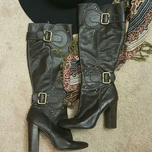 Michael Kors Leather Boots