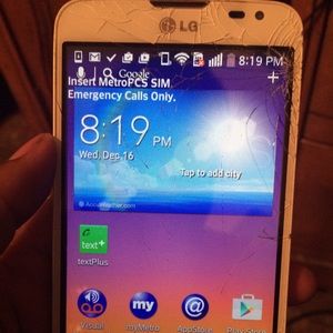 Metro Lg smartphone, $15. works good, lowest $10.