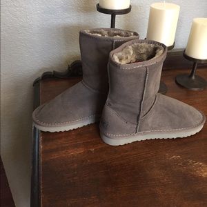 Short Grey Boots