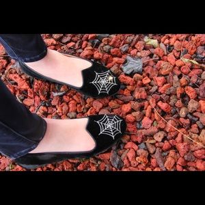 Charlotte Olympia gold flats