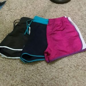 3 pair danskin active shorts