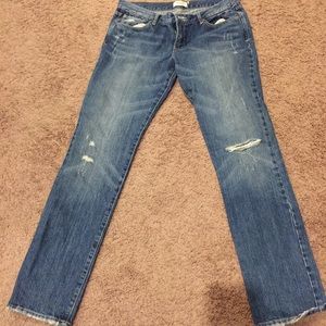 Abercrombie & Fitch distressed jeans