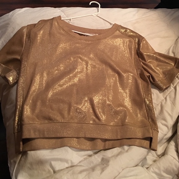 Gold Michael Kors sweatshirt/ shirt