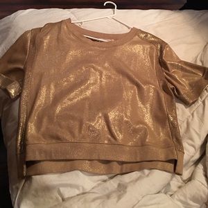 Gold Michael Kors sweatshirt/ shirt