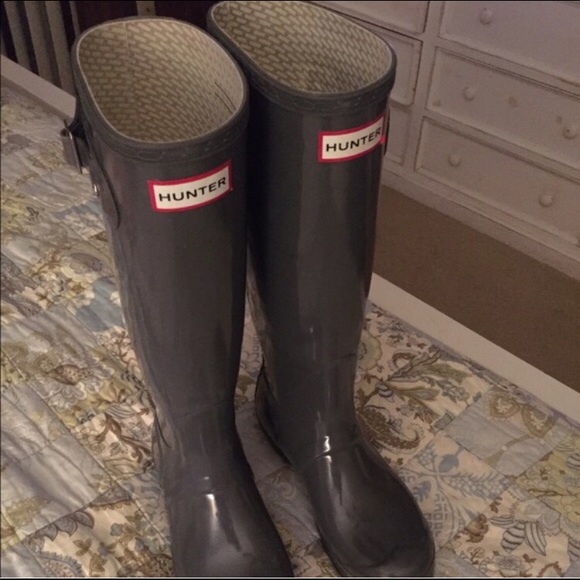 Gray Hunter Boots