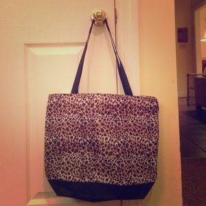 Leopard print bag