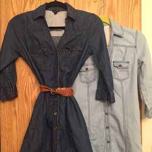 Denim dress set