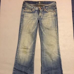 7 for all mankind flare jeans size 25