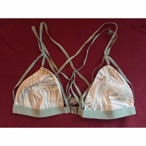 FL&L Blue Desert Palm Bralette
