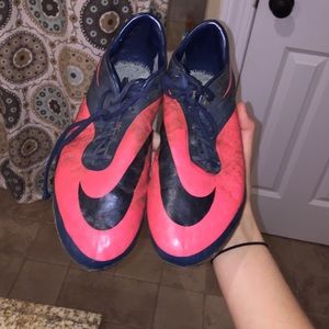 Nike brand Hypervenom soccer cleats