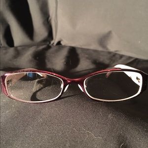bebe - BEBE Eyeglass Frames with Crystals and Pink Accent ...