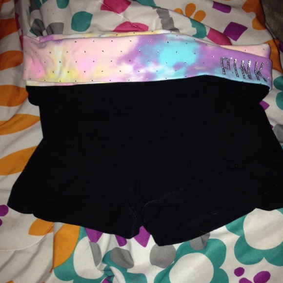 Victoria secret pink yoga shorts