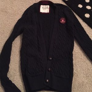 preppy Abercrombie sweater.